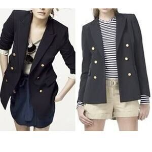 Theory Black Double-Breasted Blazer